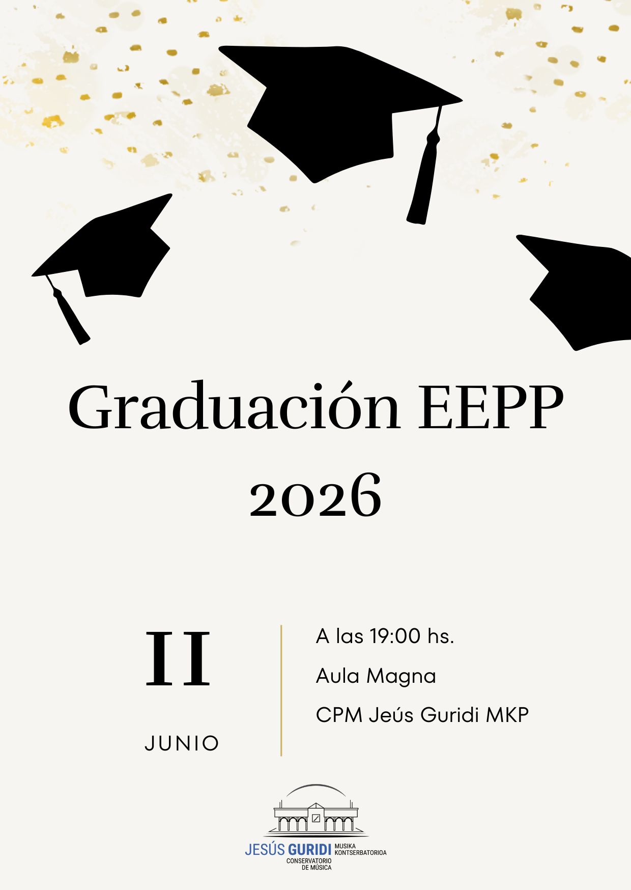 cartel graduación eepp