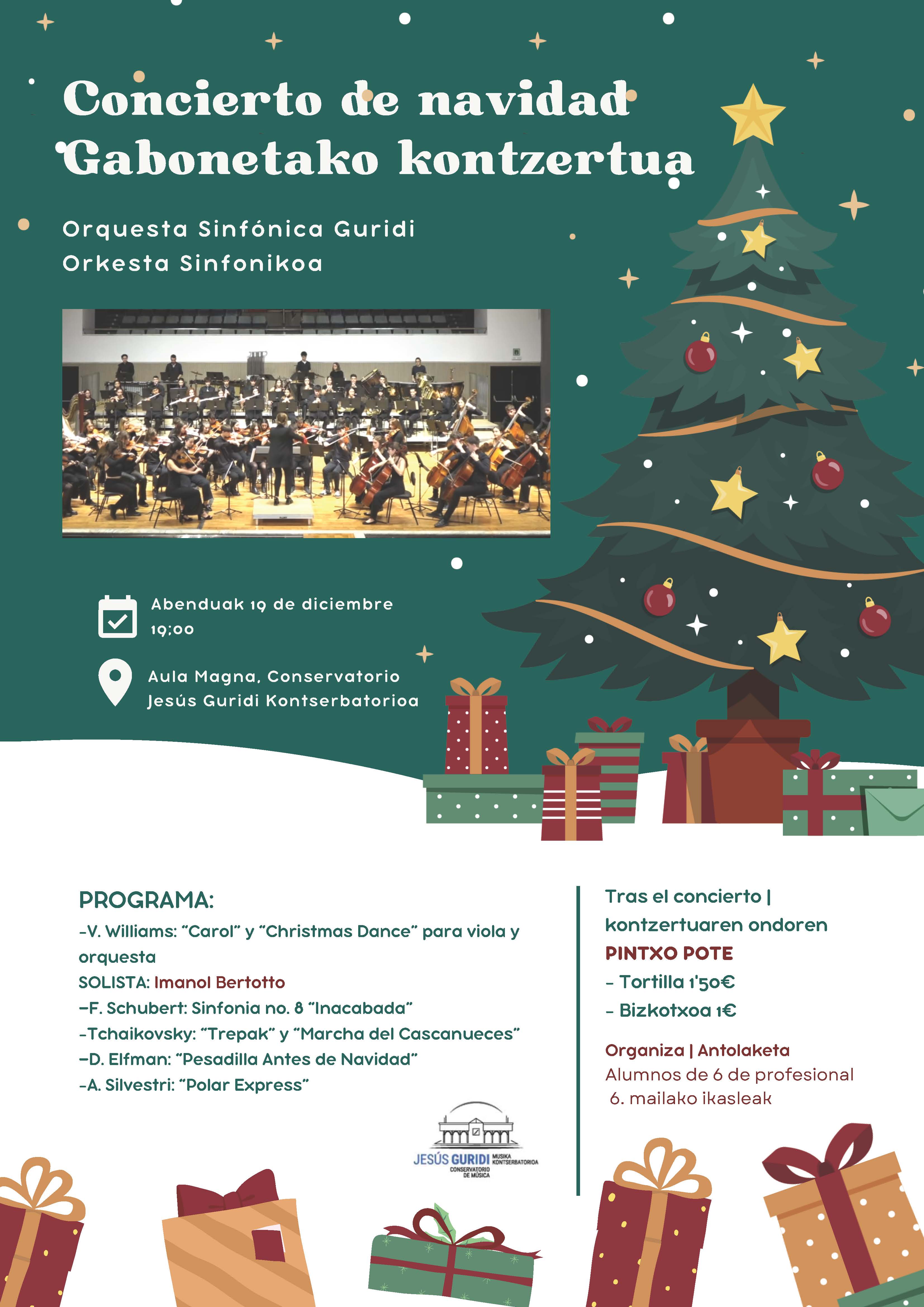 concierto de navidad gabonetako kontzertua 1